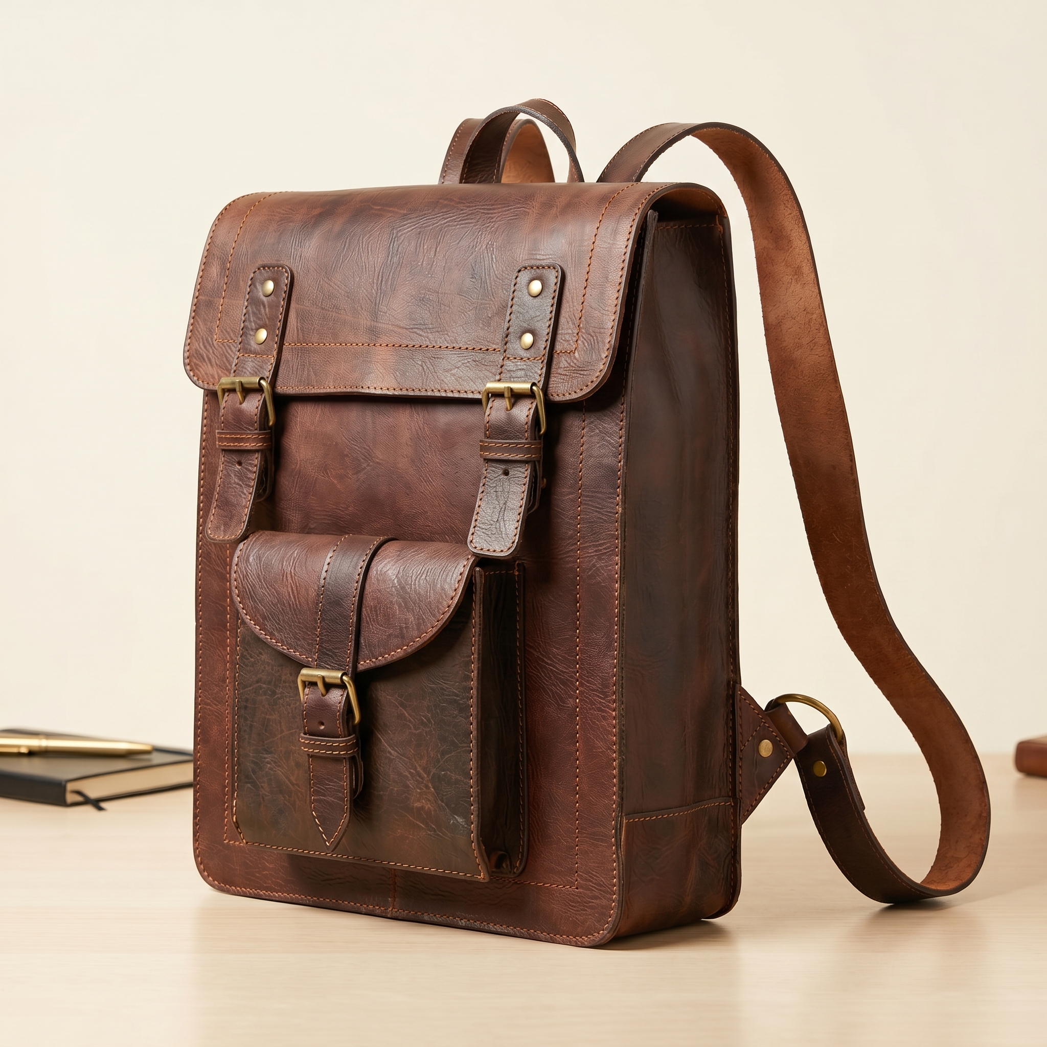 Modelo X — hand-stitched leather bag by Rifino
